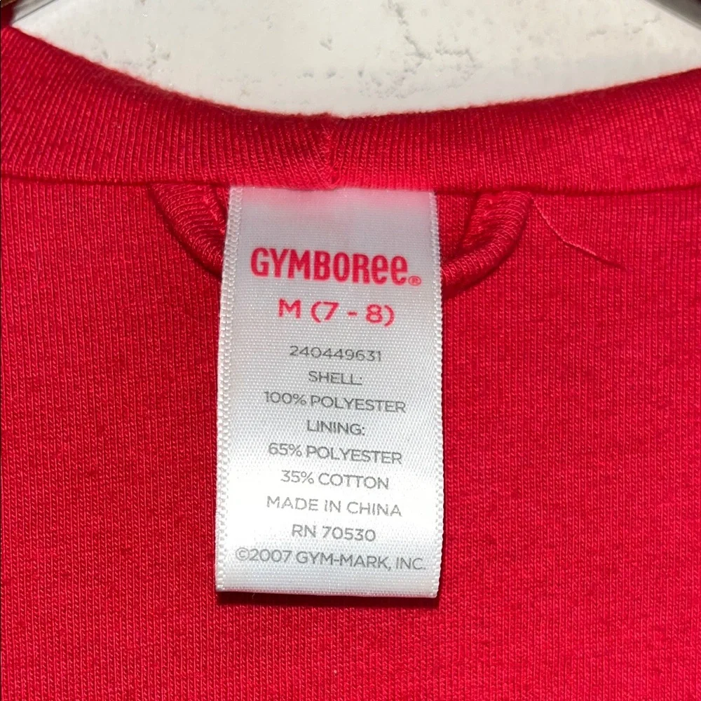 Gymboree Red‎ and Black Apple Print Raincoat